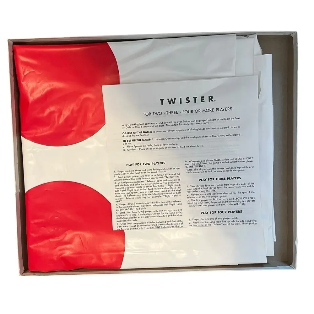VINTAGE 1998 TWISTER GAME 30TH ANNIVERSARY‎ EDITION HASBRO